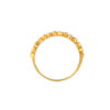TOMEI Dual-Tone Minimalist Ring, Yellow Gold 916