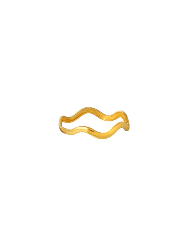 TOMEI Minimalist Ring, Yelow Gold 916
