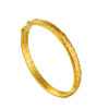TOMEI Everlasting Blessings Bangle, Yellow Gold 916