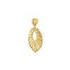 TOMEI Diamond Cut Collection Pendant, Yellow Gold 916