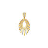 TOMEI Diamond Cut Collection Pendant, Yellow Gold 916