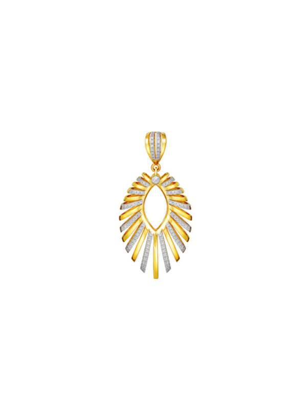 TOMEI Diamond Cut Collection Pendant, Yellow Gold 916