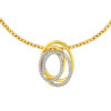 TOMEI Diamond Cut Collection Pendant, Yellow Gold 916