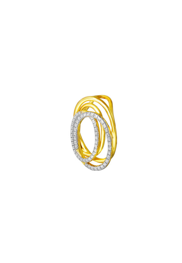 TOMEI Diamond Cut Collection Pendant, Yellow Gold 916