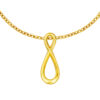 TOMEI Anastasia Infinity Pendant, Yellow Gold 916