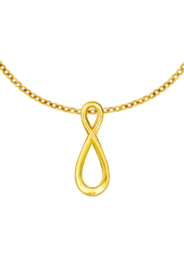 TOMEI Anastasia Infinity Pendant, Yellow Gold 916