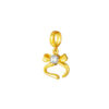TOMEI Chomel Collection Ribbon Charm, Yellow Gold 916