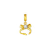 TOMEI Chomel Collection Ribbon Charm, Yellow Gold 916