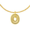 TOMEI Diamond Cut Collection Pendant, Yellow Gold 916