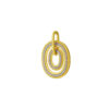 TOMEI Diamond Cut Collection Pendant, Yellow Gold 916