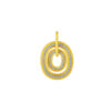 TOMEI Diamond Cut Collection Pendant, Yellow Gold 916