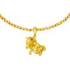 TOMEI The Bountiful Horse Pendant, Yellow Gold 916