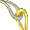 TOMEI Diamond Cut Collection Bangle, Yellow Gold 916