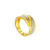 TOMEI Diamond Cut Collection Ring, Yellow Gold 916
