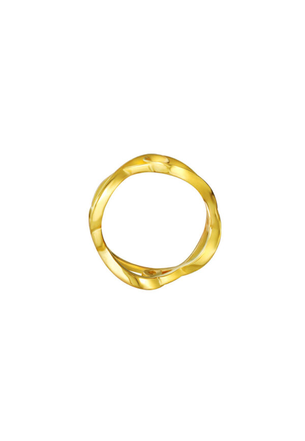 TOMEI Anastasia Infinity Ring, Yellow Gold 916