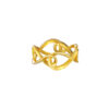 TOMEI Anastasia Infinity Ring, Yellow Gold 916