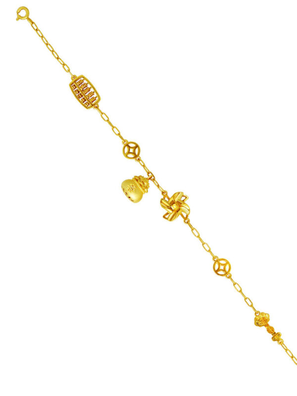 TOMEI Fortune in Motion Bracelet, Yellow Gold 916