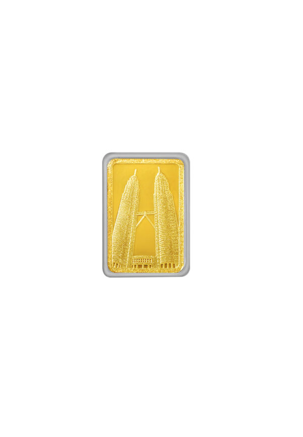 [TOMEI Exclusive] KLCC Twin Towers Gold Bar | 1 Gram | Fine Gold 9999