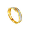 TOMEI Diamond Cut Collection Bangle, Yellow Gold 916