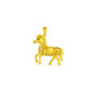 TOMEI The Bountiful Horse Pendant, Yellow Gold 916