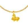 TOMEI The Bountiful Tang Dynasty Horse Pendant, Yellow Gold 916