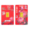 TOMEI 【花开富贵】Hua Kai Fu Gui Flower Gold Bar 3.11G | Fine Gold 9999