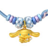 TOMEI X Sanrio Cinnamoroll 5D Charm with Blue Rope Bracelet, Yellow Gold 999