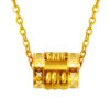 TOMEI Endless Prosperity Abacus Necklace, Yellow Gold 999