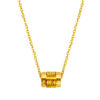 TOMEI Endless Prosperity Abacus Necklace, Yellow Gold 999