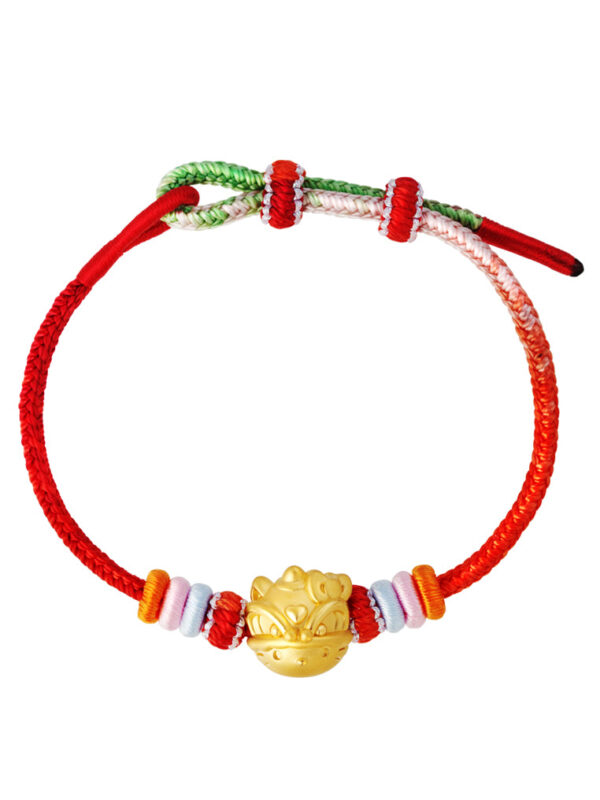 TOMEI X Sanrio Hello Kitty 5D Charm with rope, Yellow Gold 999
