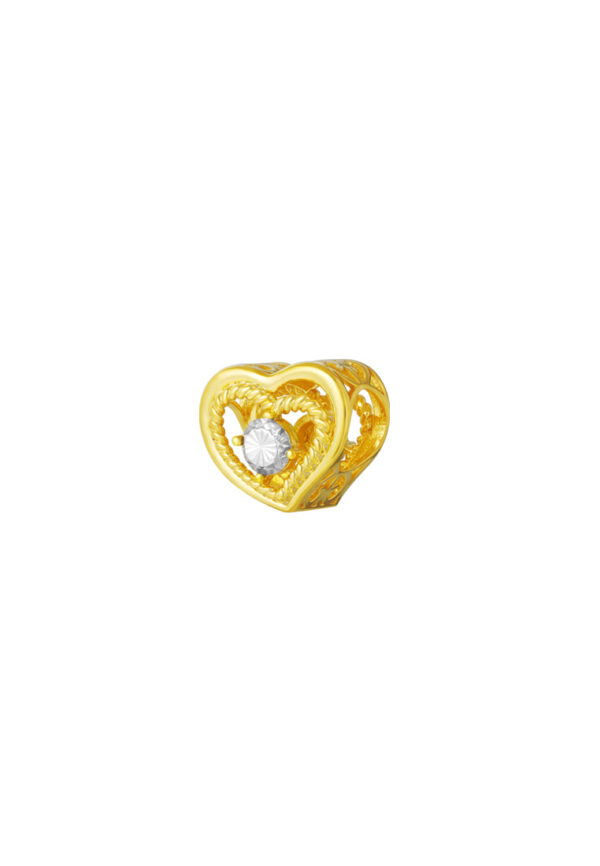 TOMEI Chomel Collection Love Charm, Yellow Gold 916