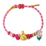TOMEI X Sanrio My Melody 5D Charm with rope, Yellow Gold 999