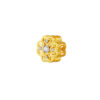 TOMEI Chomel Collection Flower Charm, Yellow Gold 916