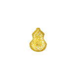 TOMEI Chomel Collection Fuzi Gourd Charm, Yellow Gold 916