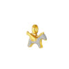 TOMEI Chomel Collection Flying Horse Charm, Yellow Gold 916