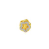 TOMEI Chomel Collection Wealthy Flower Charm, Yellow Gold 916