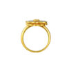 TOMEI Diamond Cut Collection Wealthy Flower Ring, Yellow Gold 916
