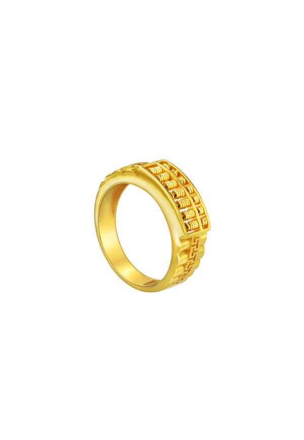 TOMEI Blissful Collection Abacus Ring, Yellow Gold 916