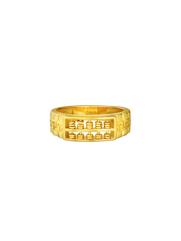 TOMEI Blissful Collection Abacus Ring, Yellow Gold 916
