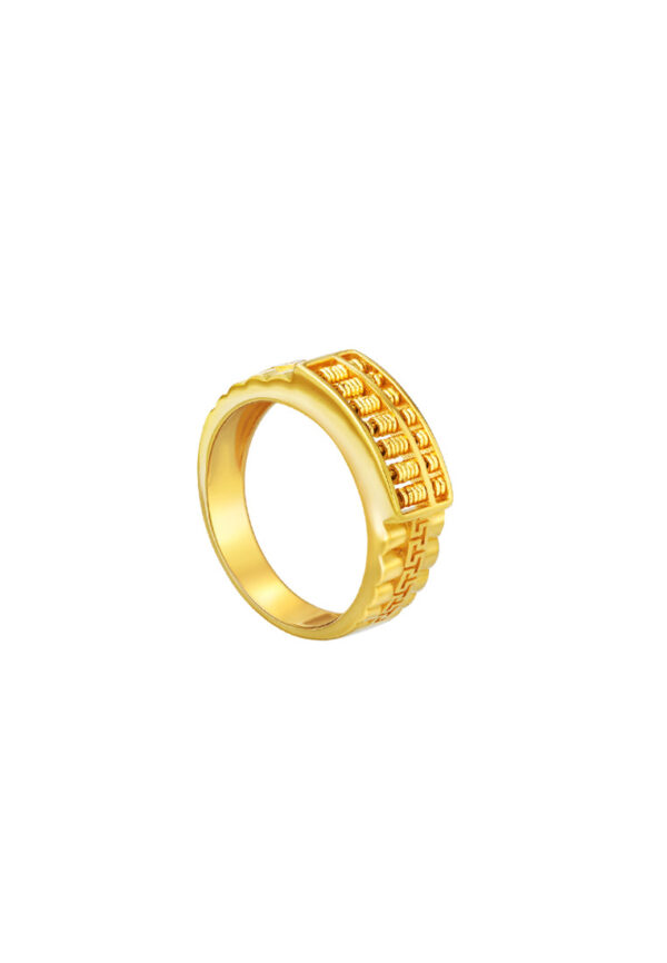 TOMEI Blissful Collection Abacus Ring, Yellow Gold 916