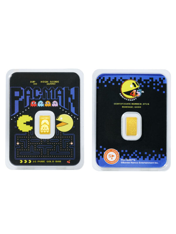 TOMEI x PAMP PacMan Gold Bar I 1G I Fine Gold 9999
