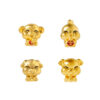 TOMEI [2026 Edition] Chubby Zodiac Charm with Red Rope Bracelet, Yellow Gold 999