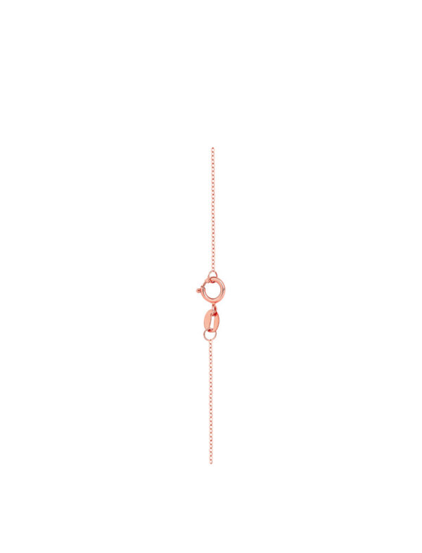 TOMEI Nephrite Series Peace Marker Necklace, Rose Gold 750