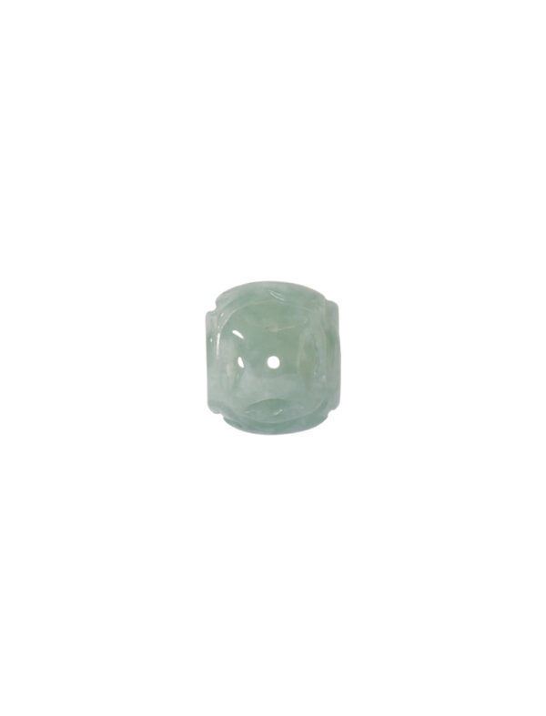TOMEI Carved Jade Lu Lu Tong Charm with Red Rope Bracelet
