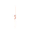 TOMEI Nephrite Series Peace Marker Necklace, Rose Gold 750