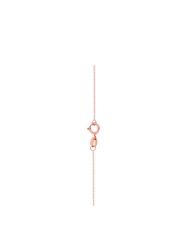 TOMEI Nephrite Series Peace Marker Necklace, Rose Gold 750