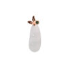TOMEI Sweet Pea Jade Pendant, Rose Gold 750