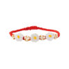 TOMEI [Online Exclusive] 有钱花 Flower Jade with Red Rope Bracelet