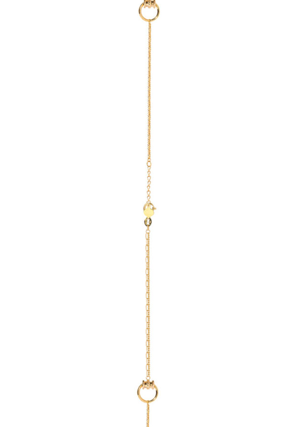 TOMEI Five Blessings Well-Being Bracelet, Yellow Gold 750
