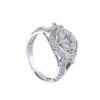 TOMEI Seri Embers Diamond Ring, White Gold 750